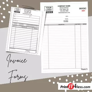 Shop this Carbonless Invoice Forms online from Prinit4Less in US