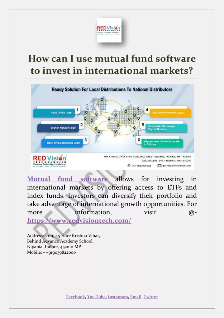 how can i use mutual fund software to invest