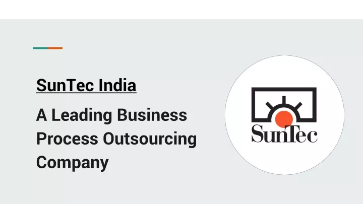 suntec india a leading business process outsourcing company