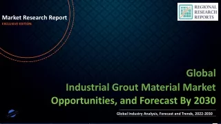Industrial Grout Material Market to Showcase Robust Growth By Forecast to 2030