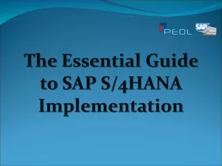 the essential guide to sap s 4hana implementation