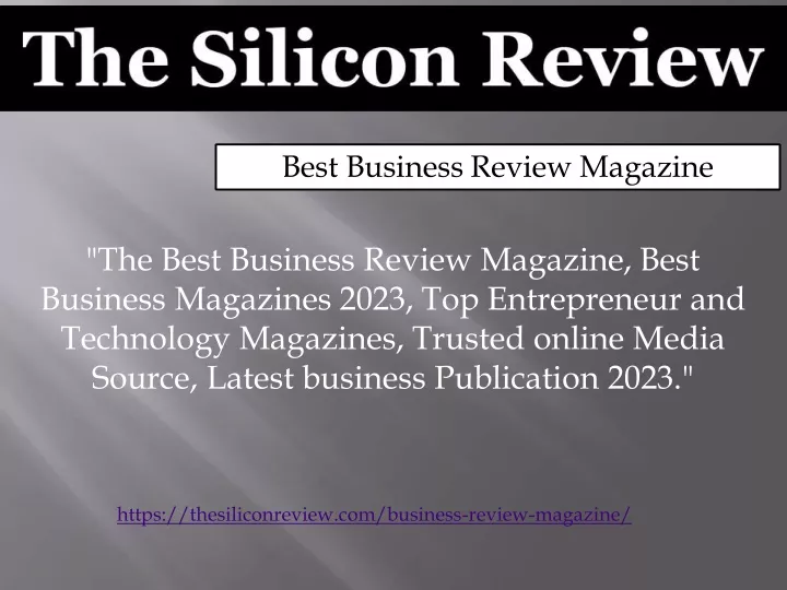 best business review magazine