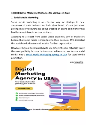 10 best digital marketing strategies for startups