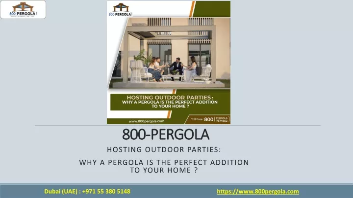 800 pergola