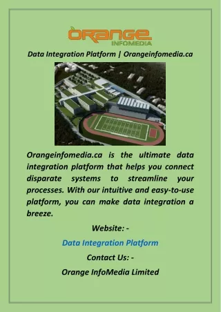 data integration platform orangeinfomedia ca