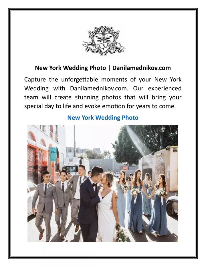 new york wedding photo danilamednikov com