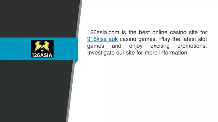 126asia com is the best online casino site