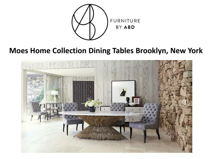 moes home collection dining tables brooklyn