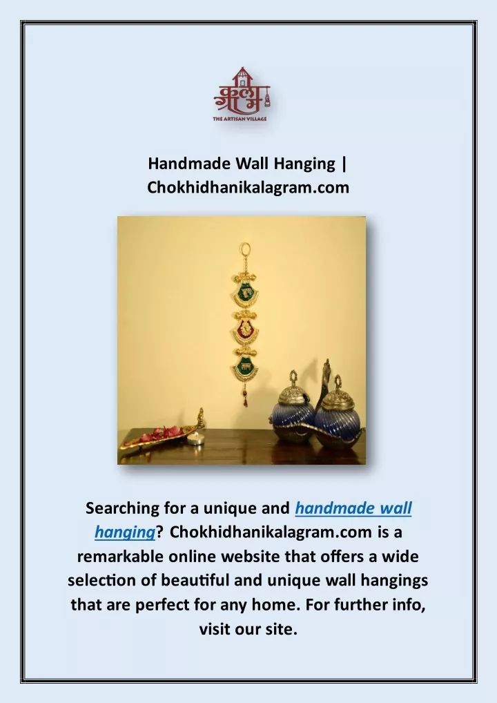 handmade wall hanging chokhidhanikalagram com