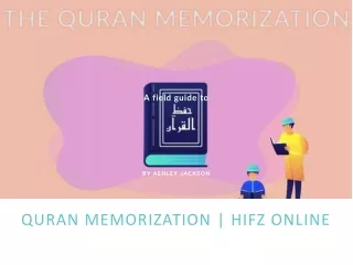 Quran Memorization  Hifz Online