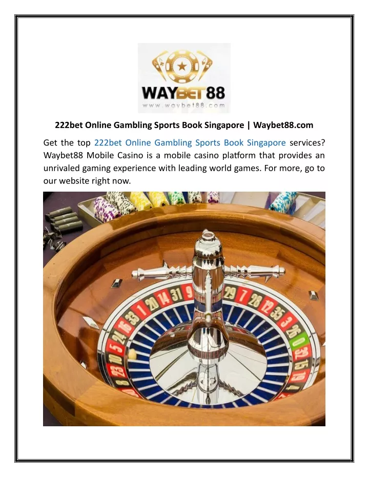 222bet online gambling sports book singapore