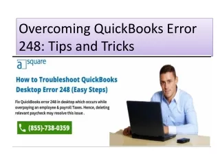 overcoming quickbooks error 248 tips and tricks