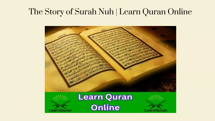 the story of surah nuh learn quran online