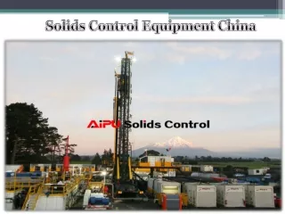 Solids Control Equipment China