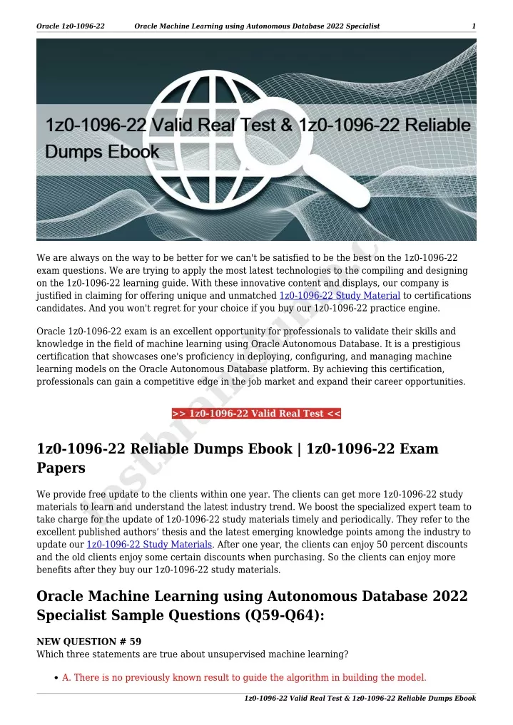 oracle 1z0 1096 22