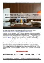 2023 HPE2-N69 Test Labs | Efficient HPE2-N69 100% Free Valid Test Simulator - slide 1