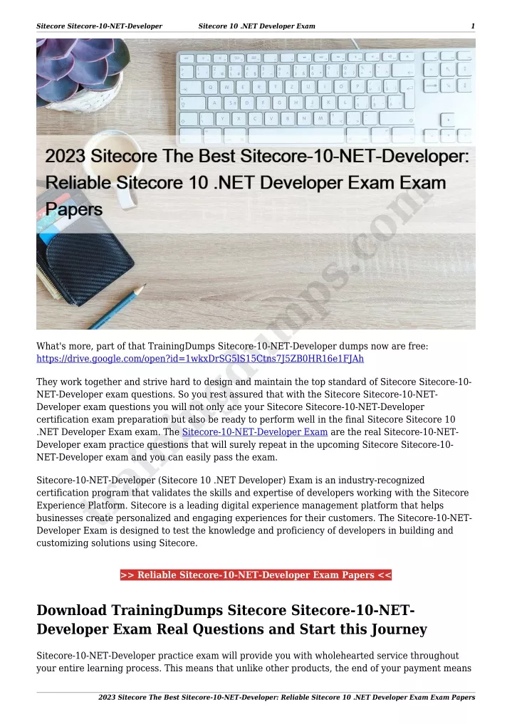 sitecore sitecore 10 net developer