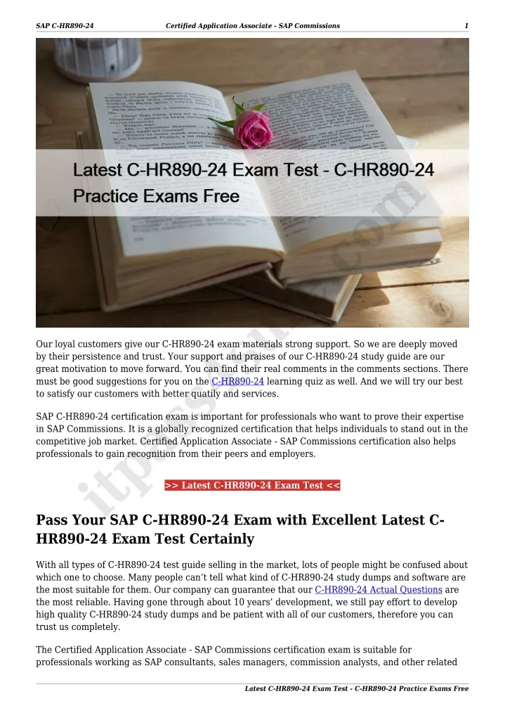 sap c hr890 24