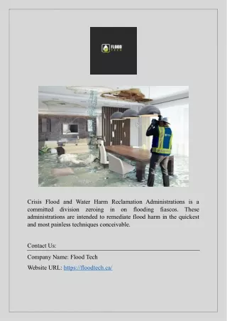 Selecting the Best Water Damage Restoration Companies