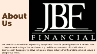 Financial Planning in Alberta    |  JBF Financial