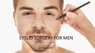 eyelid surgery for men