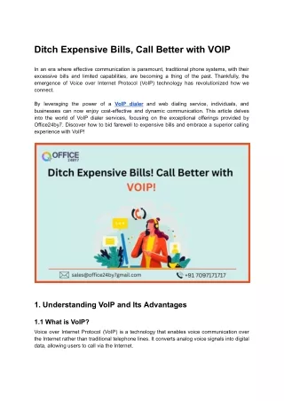 ditch expensive bills call better with voip