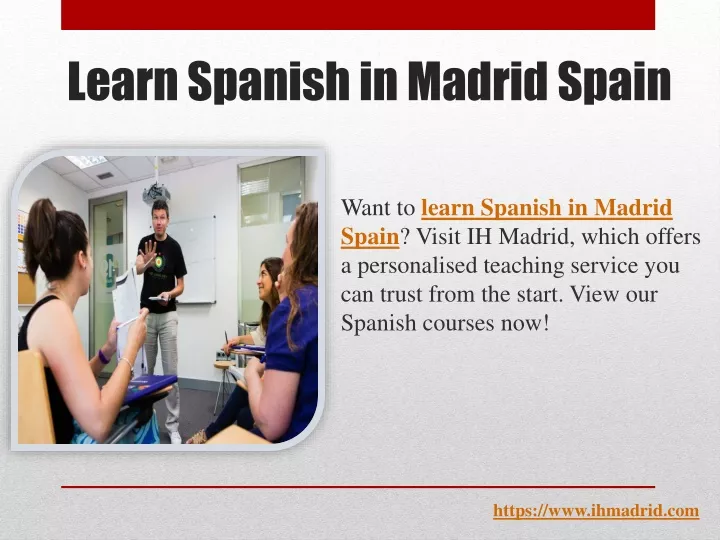 learn spanish in madrid spain