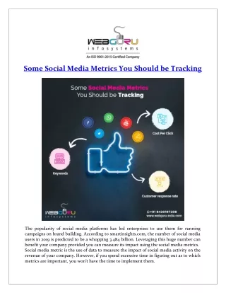 some social media metrics you should be tracking