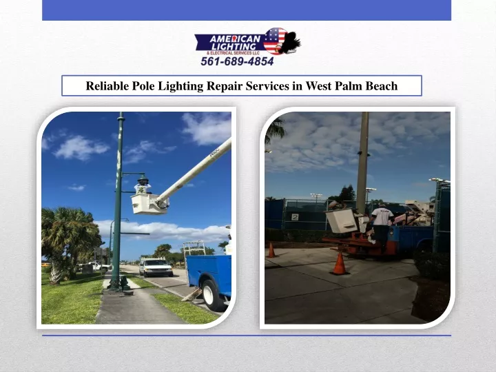 reliable pole lighting repair services in west