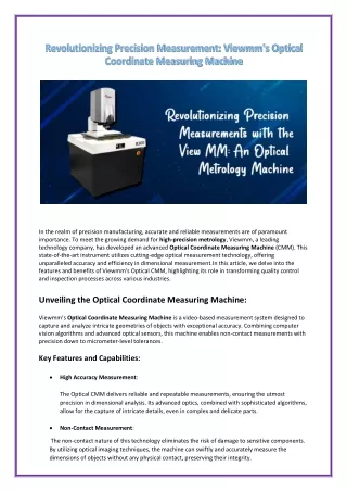 in the realm of precision manufacturing accurate