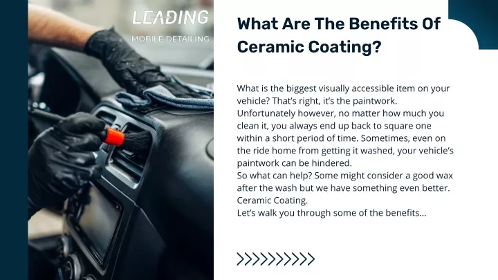 what are the benefits of ceramic coating