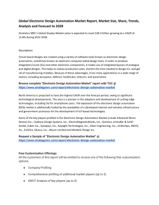 global electronic design automation market report