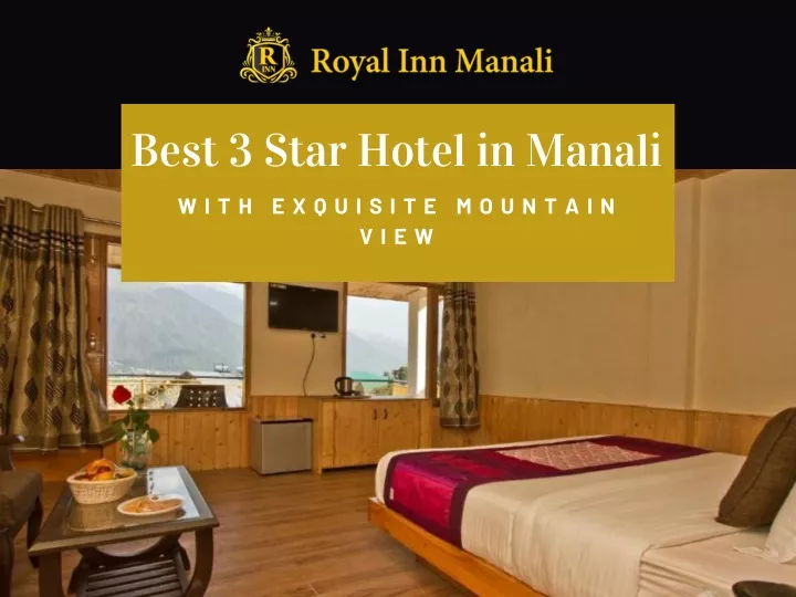 best 3 star hotel in manali