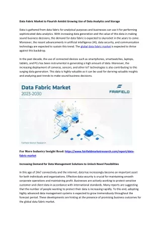 Data Fabric Market