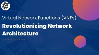 Virtual Network Functions (VNFs) Revolutionizing Network Architecture