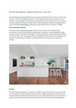 Kitchen Remodeling - slide 1