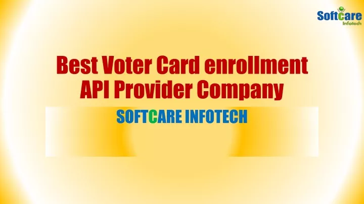 best voter card enrollment api provider company