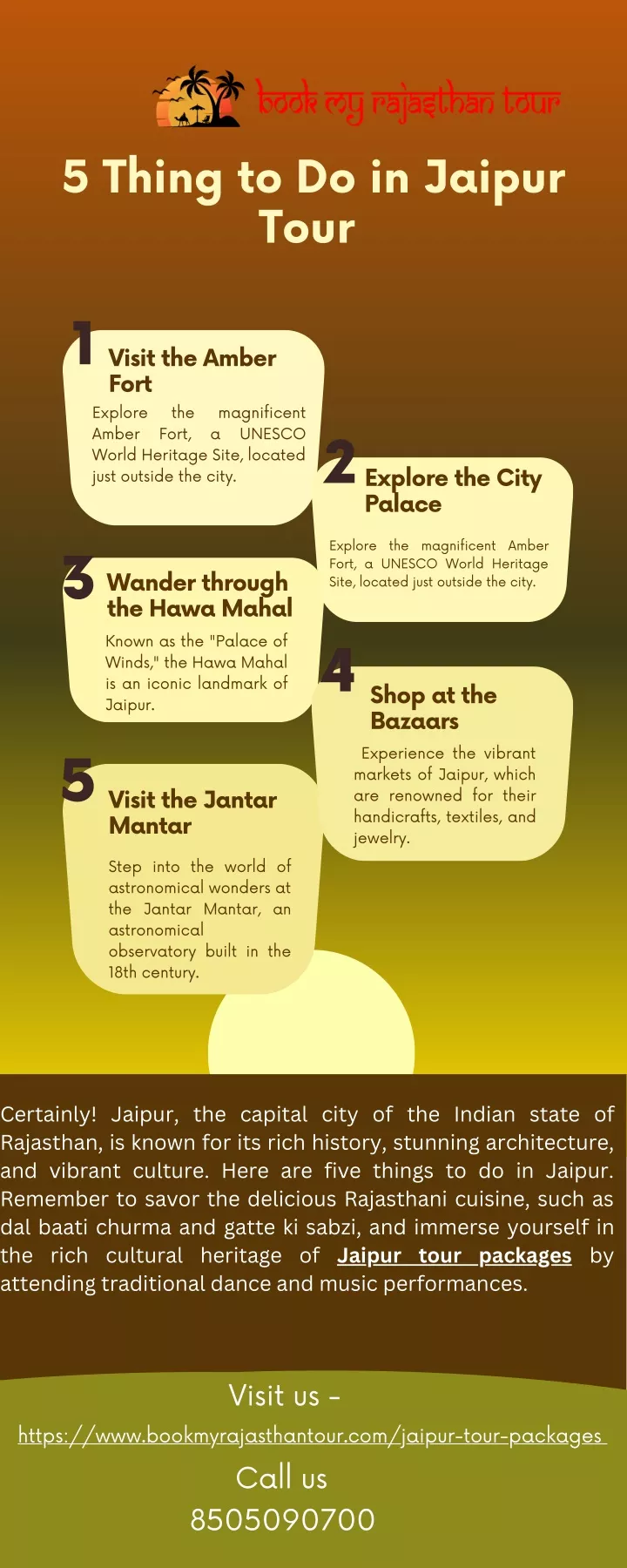 5 thing to do in jaipur tour
