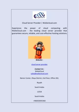 cloud server provider wafaicloud com