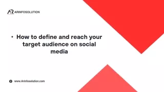 How to define and reach your target audience on social media