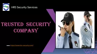 Trusted Security Company