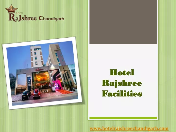 hotel rajshree facilities