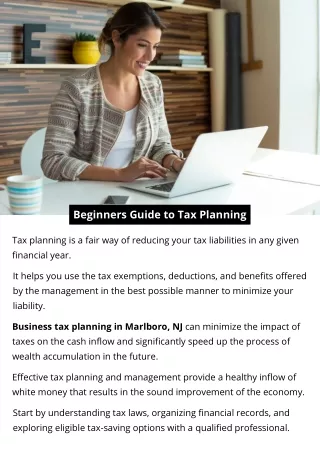 beginners guide to tax planning