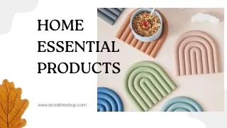 HOME ESSENTIAL products  Brookline Shop