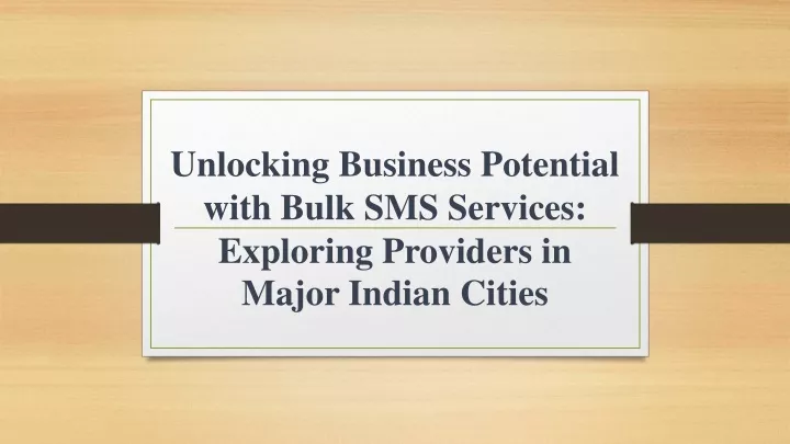 unlocking business potential with bulk sms services exploring providers in major indian cities