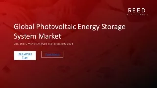 Photovoltaic Energy Storage System Market
