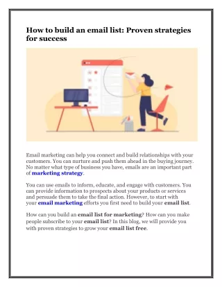 How to Grow Your Email List: Proven Strategies for Success