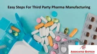 Easy Steps To Third Party Pharma Manufacturing