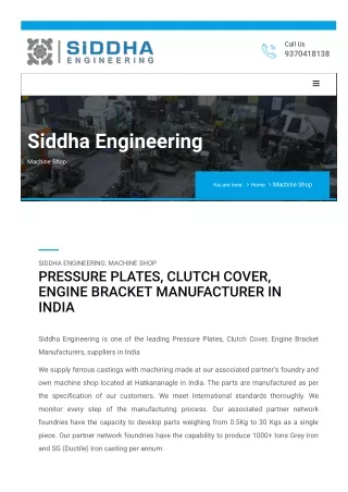 engine bracket manufacturer in india