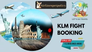 klm flght booking